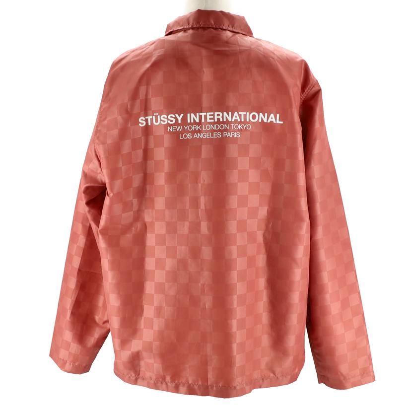 STUSSY ステューシー/TONAL　CHECK　JKT／赤/115401//ABランク/42