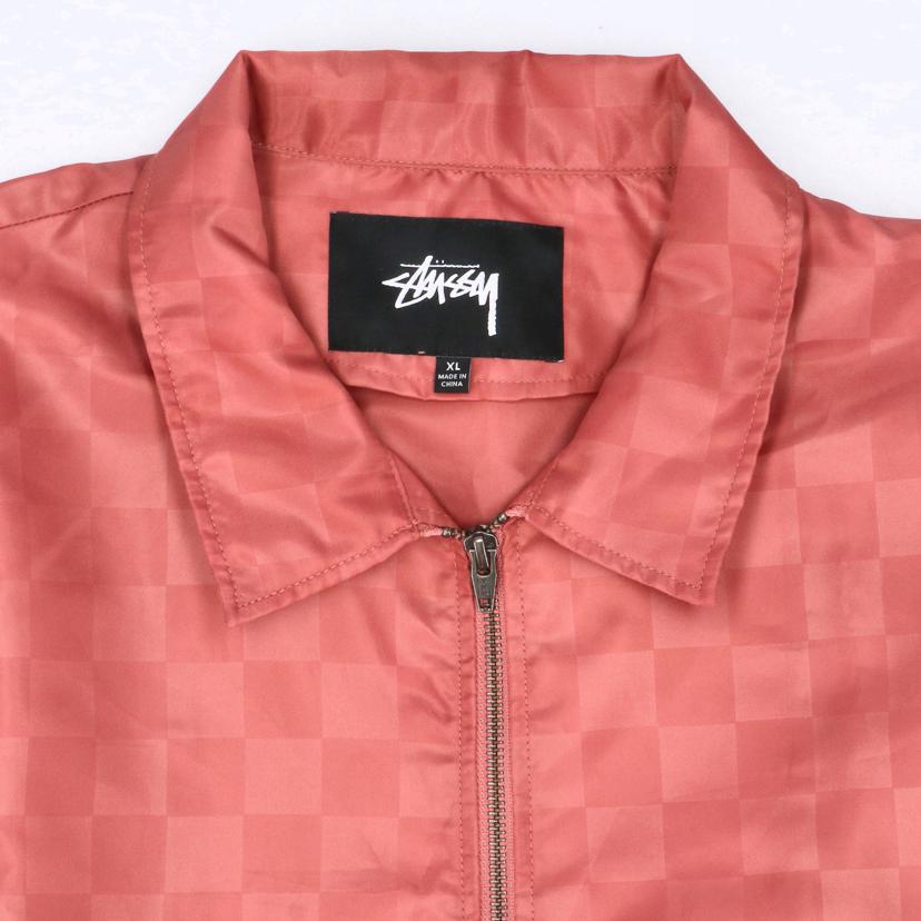 STUSSY ステューシー/TONAL　CHECK　JKT／赤/115401//ABランク/42