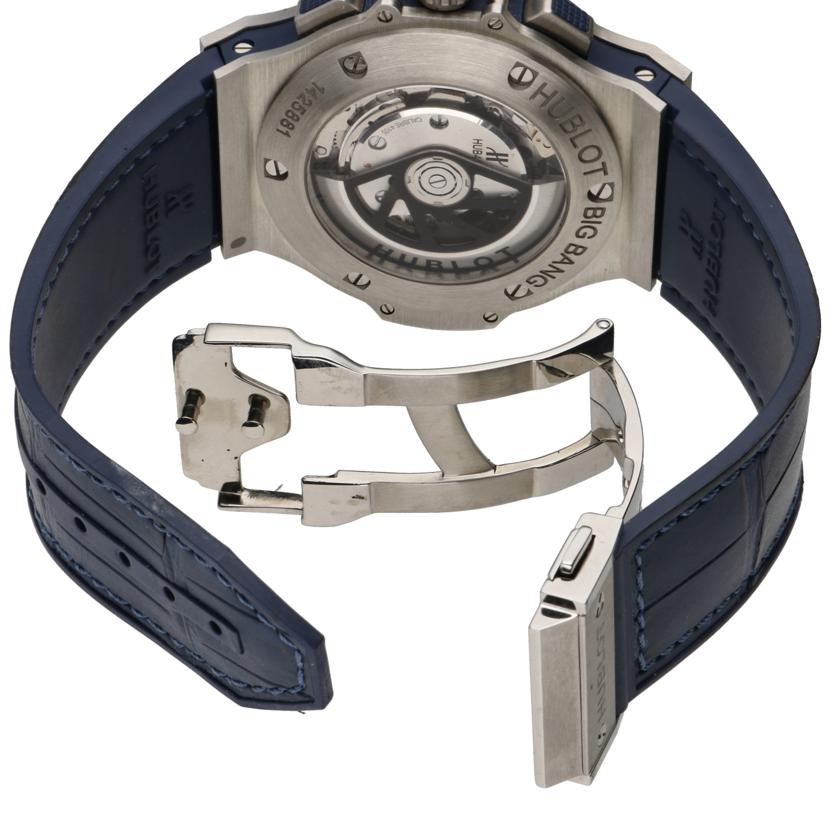 HUBLOT ウブロ/ビッグバンスチール・ブルー／メンズ／自動巻/301.SX.7170.LR//142****/SAランク/84