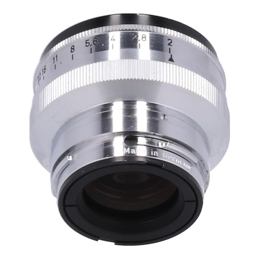 Carl　Zeiss　CONTAX カールツァイス　/交換レンズ／ゾナー　50mm/Sonnar 50mm F2//1734105/BCランク/67