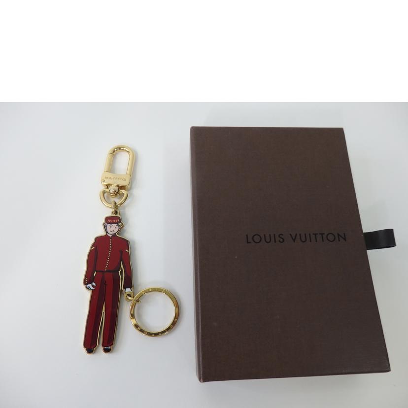 LOUIS VUITTON ルイヴィトン/ポルトクレ・グルーム/ベルボーイ/キーリング/キーホルダー/M66493/PB1***/ABランク/84