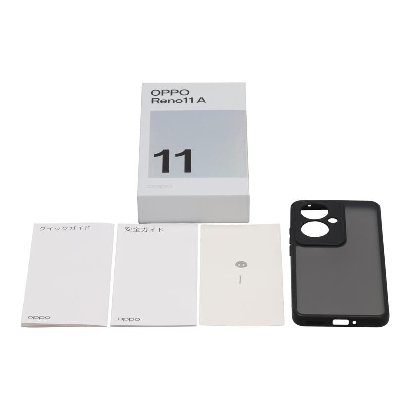 OPPO SIMフリー オッポ /スマートフォン/OPPO Reno11 A 128GB/CPH2603//Y5T489E1CMQG6X79/Aランク/09