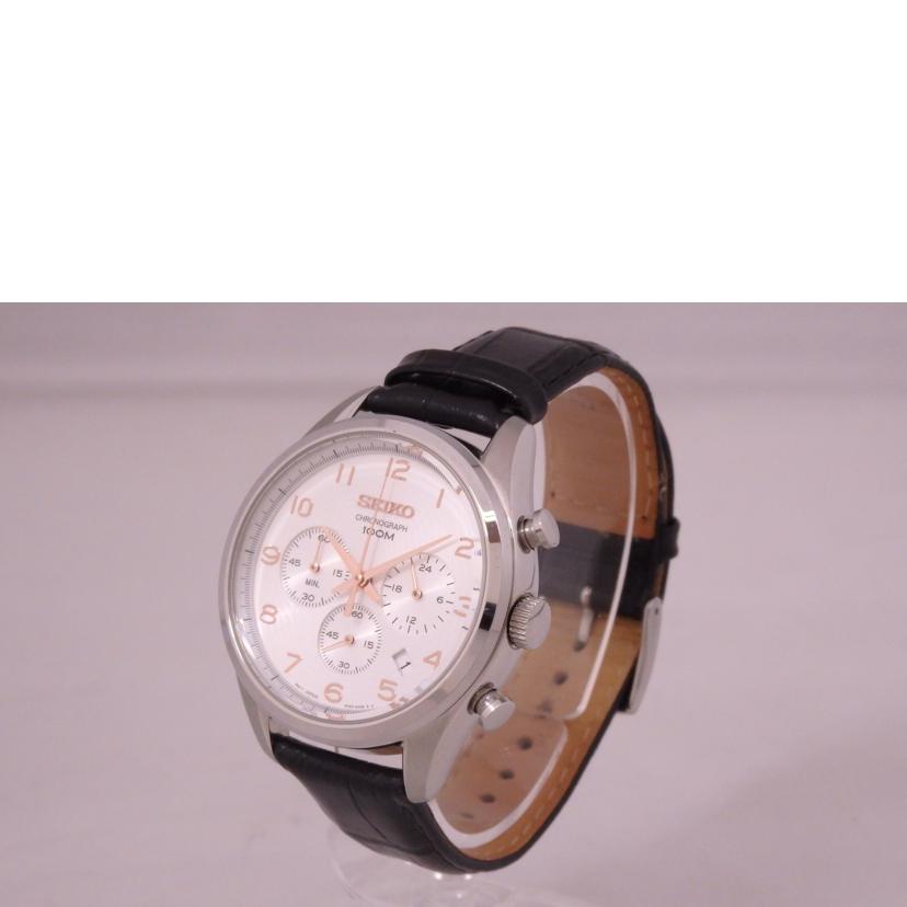 SEIKO セイコー/メンズ時計／レザー／クォーツ/8T63-00C0//790***/Aランク/76