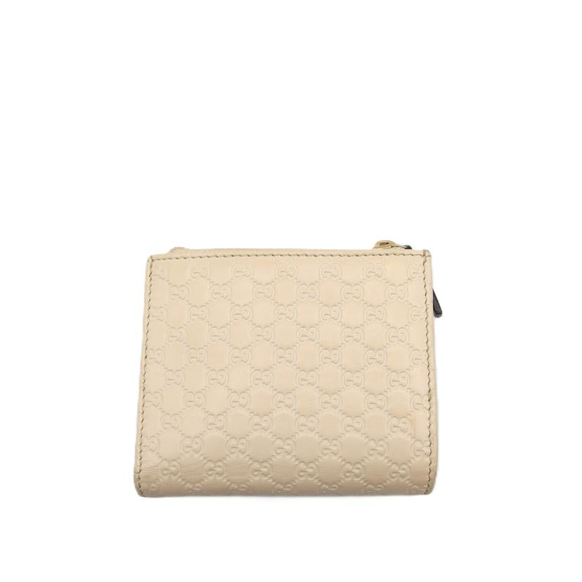 GUCCI グッチ/マイクログッチ　シマ／二つ折り財布／アイボリー/510318//525***/ABランク/04