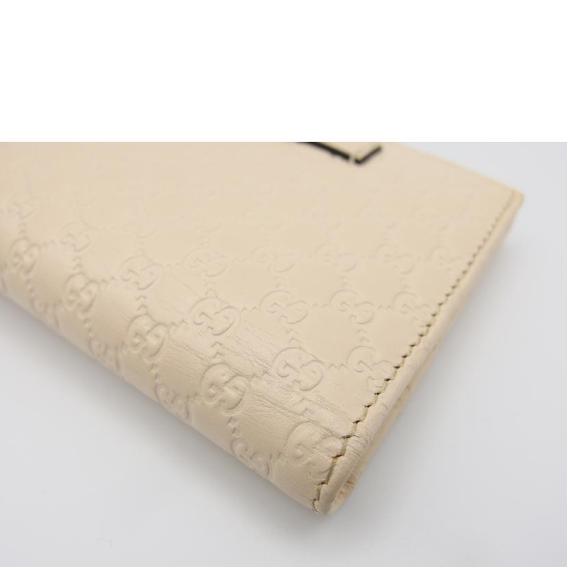 GUCCI グッチ/マイクログッチ　シマ／二つ折り財布／アイボリー/510318//525***/ABランク/04