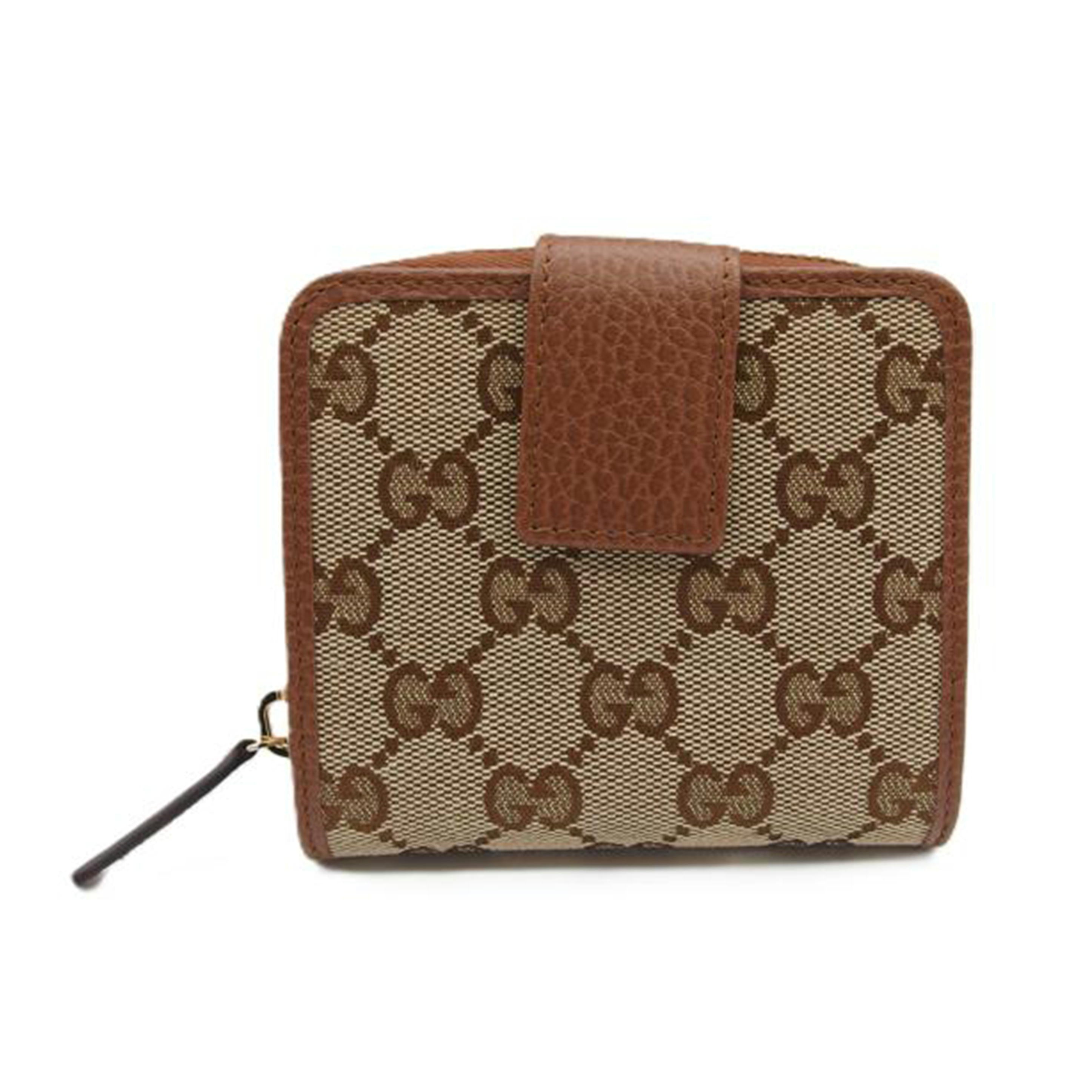 GUCCI グッチ/GGキャンバス／二つ折りコンパクトウォレット/346056//534***/SAランク/04