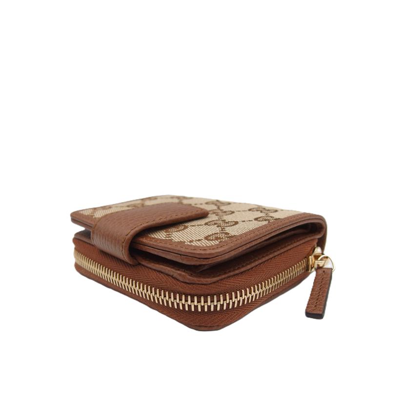 GUCCI グッチ/GGキャンバス／二つ折りコンパクトウォレット/346056//534***/SAランク/04