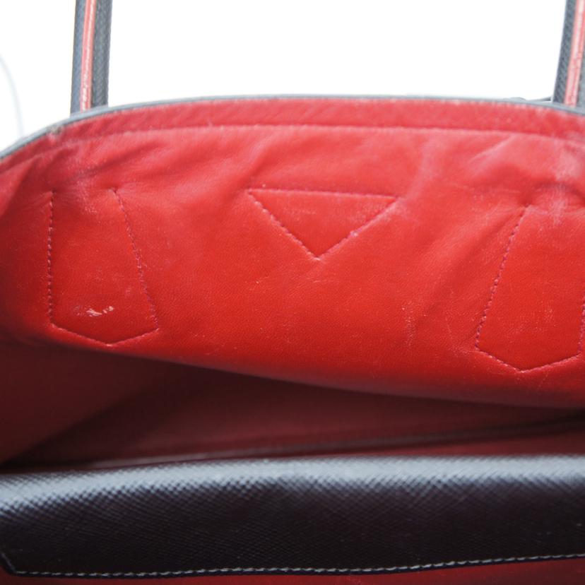 PRADA/サフィアーノ2WAYトートバッグ//Bランク/85