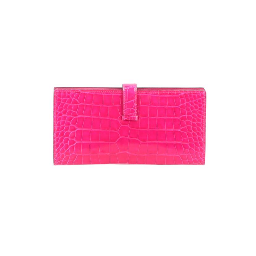 HERMES エルメス/ベアンスフレ アリゲーター シルバー金具/H047208CK90//WPN*******/Aランク/09