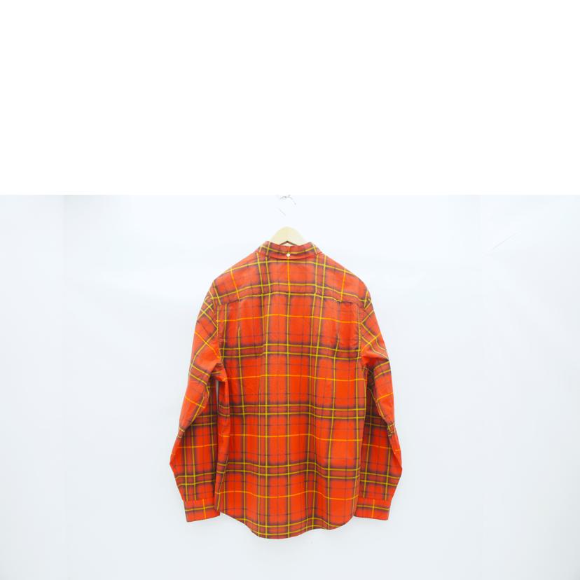 Supreme シュプリーム/Supreme長袖コットンチェックシャツ／レッド/RN 101837//ABランク/18