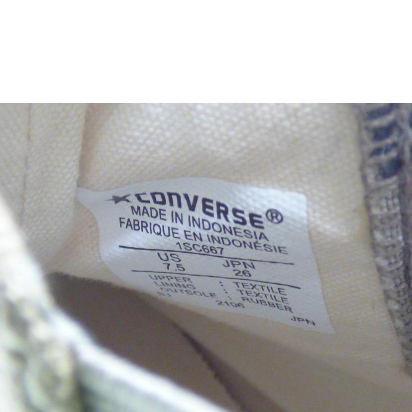 CONVERSE ｺﾝﾊﾞｰｽ/BIG　C　FG　SIDEGORE　RB　JI/1SC667//Aランク/64