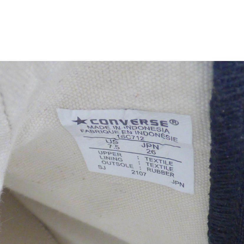 CONVERSE ｺﾝﾊﾞｰｽ/CONVERSE　サイドトゴア　HI/1SC712//Aランク/64
