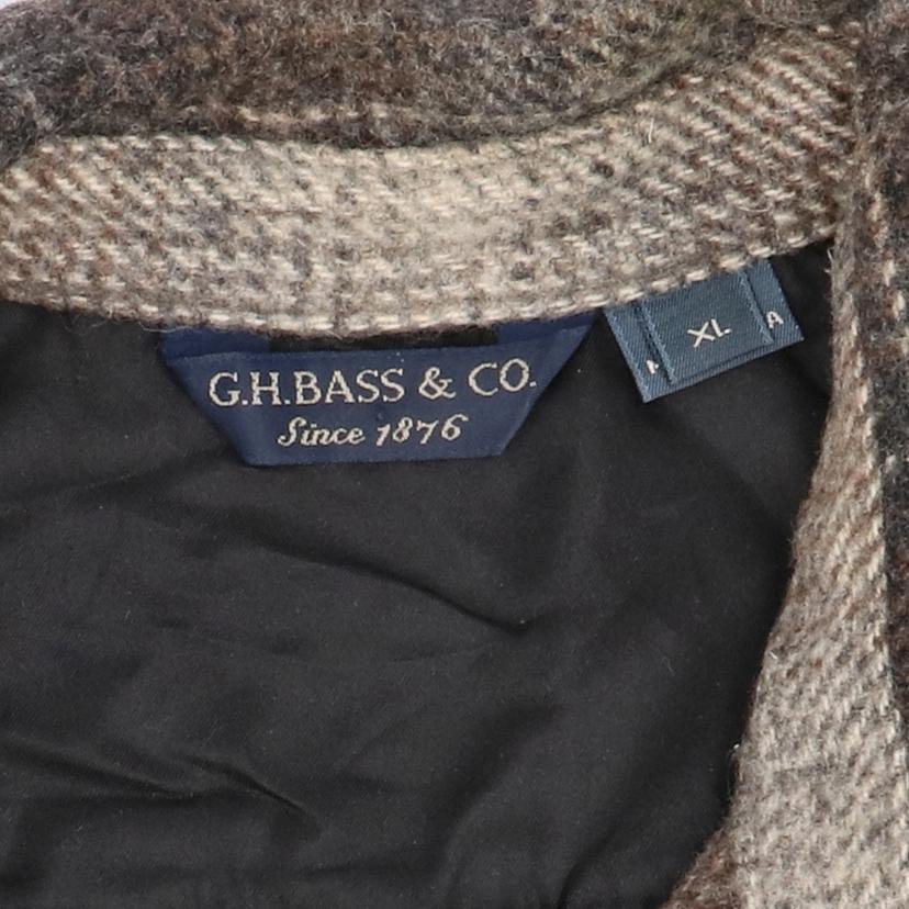 G．H．BASS ジーエイチバス/G．H．BASS　USA製／オンブレヘビーネルシャツ//ABランク/82
