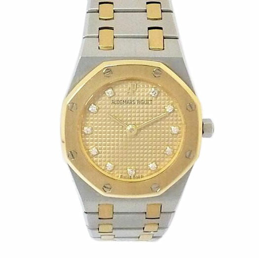 AUDEMARSPIGUET オーデマピゲ/ロイヤルオーク11Pダイヤ／SS×K18YG／レディースクォーツ/66339SA//C91***/ABランク/88