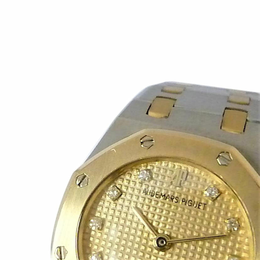 AUDEMARSPIGUET オーデマピゲ/ロイヤルオーク11Pダイヤ／SS×K18YG／レディースクォーツ/66339SA//C91***/ABランク/88