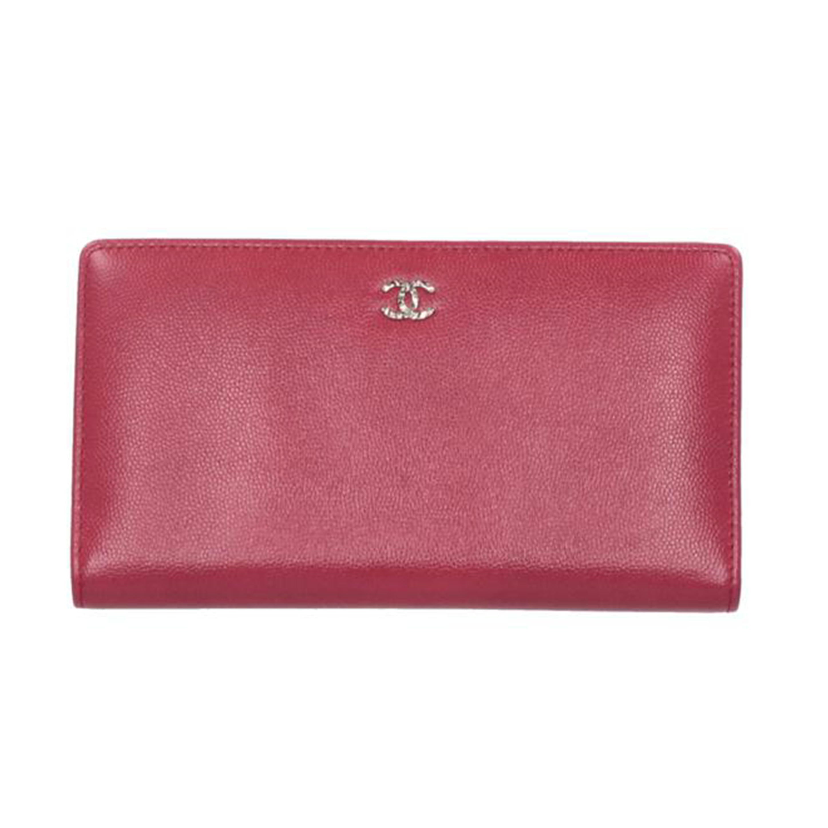 CHANEL シャネル/ミニキャビアスキン／セブルガ／長財布//183*****/SAランク/93