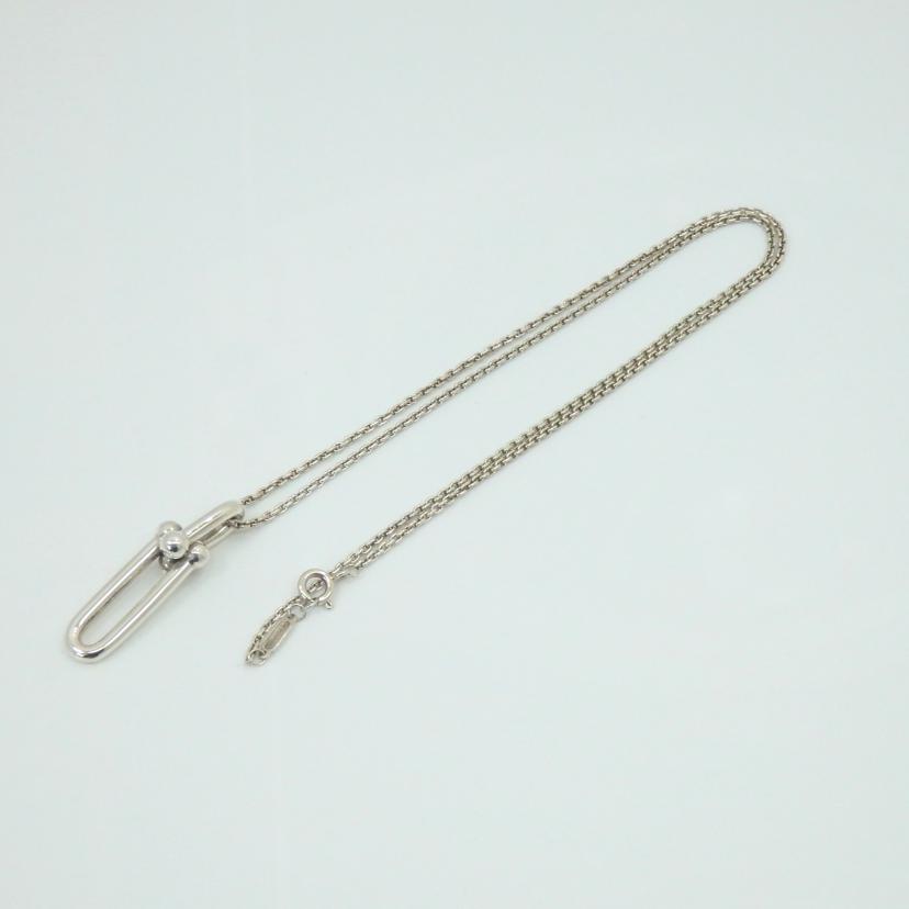 TIFFANY＆Co． ティファニー/Ag925ハードウエア細長リンクペンダント約46cm//ABランク/77
