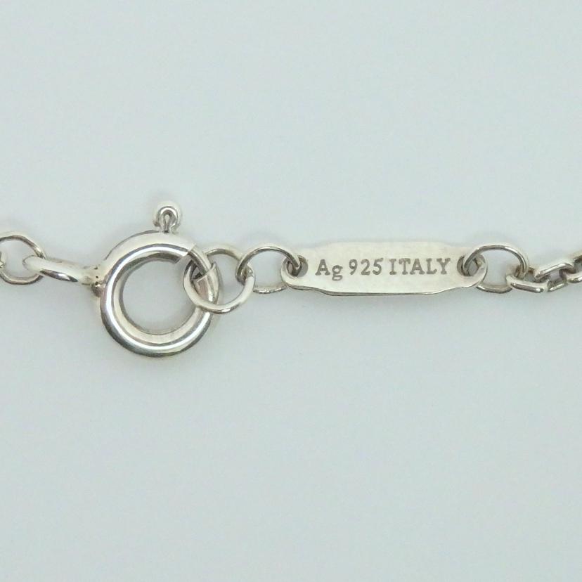 TIFFANY＆Co． ティファニー/Ag925ハードウエア細長リンクペンダント約46cm//ABランク/77