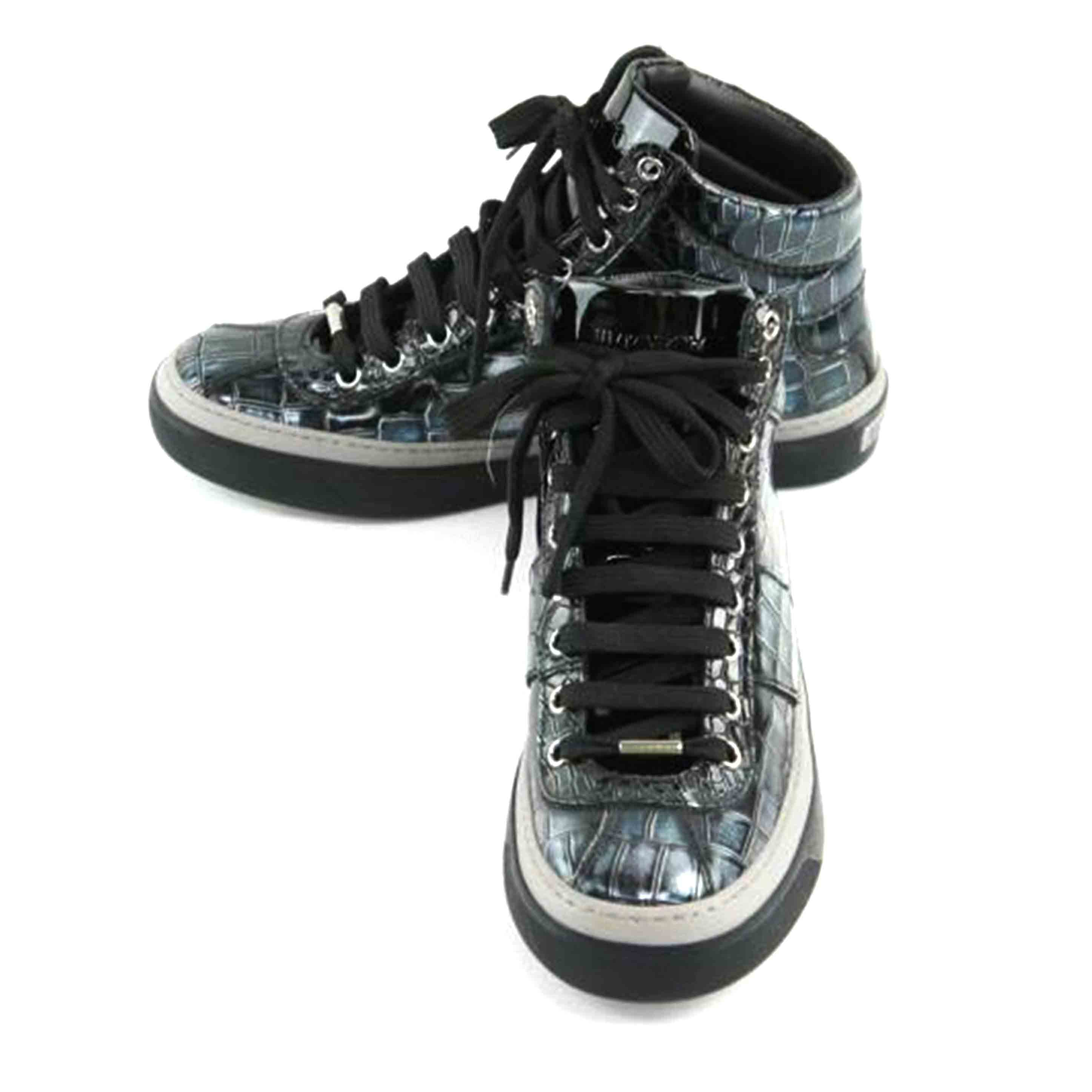 JIMMYCHOO ジミーチュー/ハイカットスニーカー/BELGRAVI SEA BLUE//ABランク/64