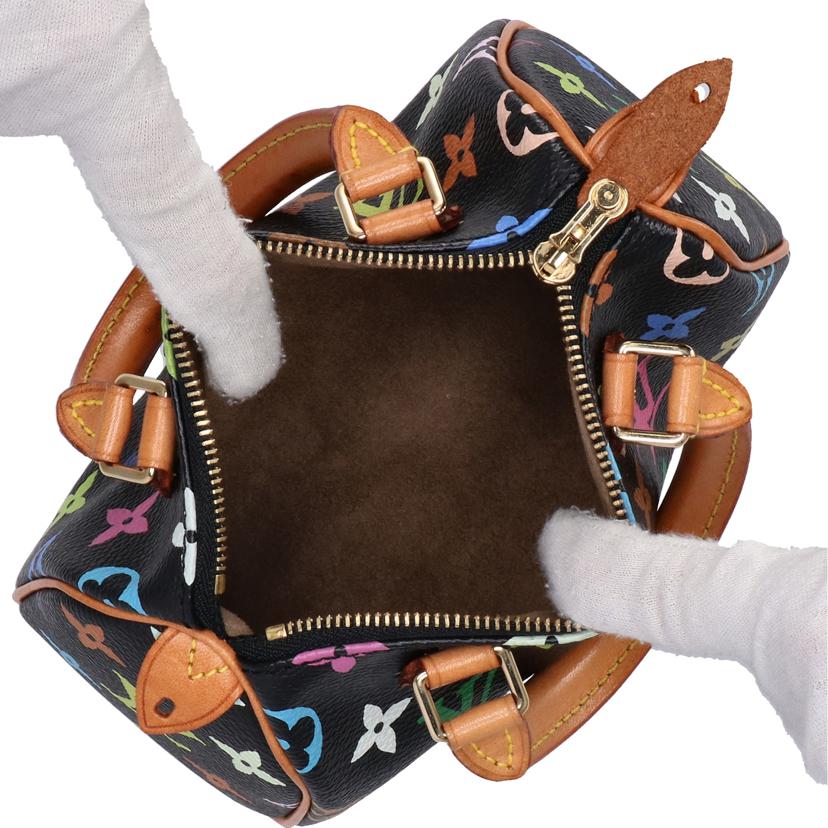 LOUIS　VUITTON ルイ・ヴィトン/ミニスピーディ／MGマルチカラー／ノワール/M92644//ABランク/05