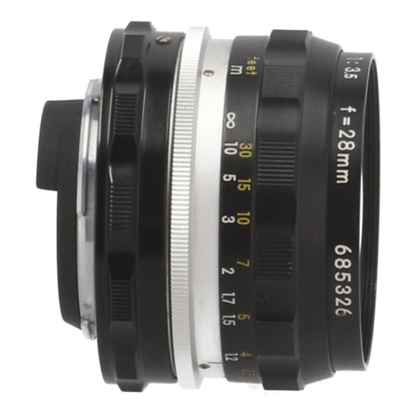 Nikon ニコン　/交換レンズ／28mm/N-H Auto 2.8cm F3.5　//685326/BCランク/84