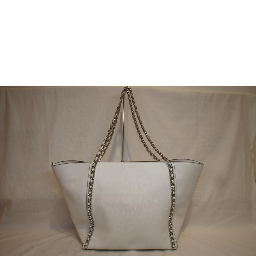 MICHAEL　KORS/ラージチェーントートホワイト//Aランク/92