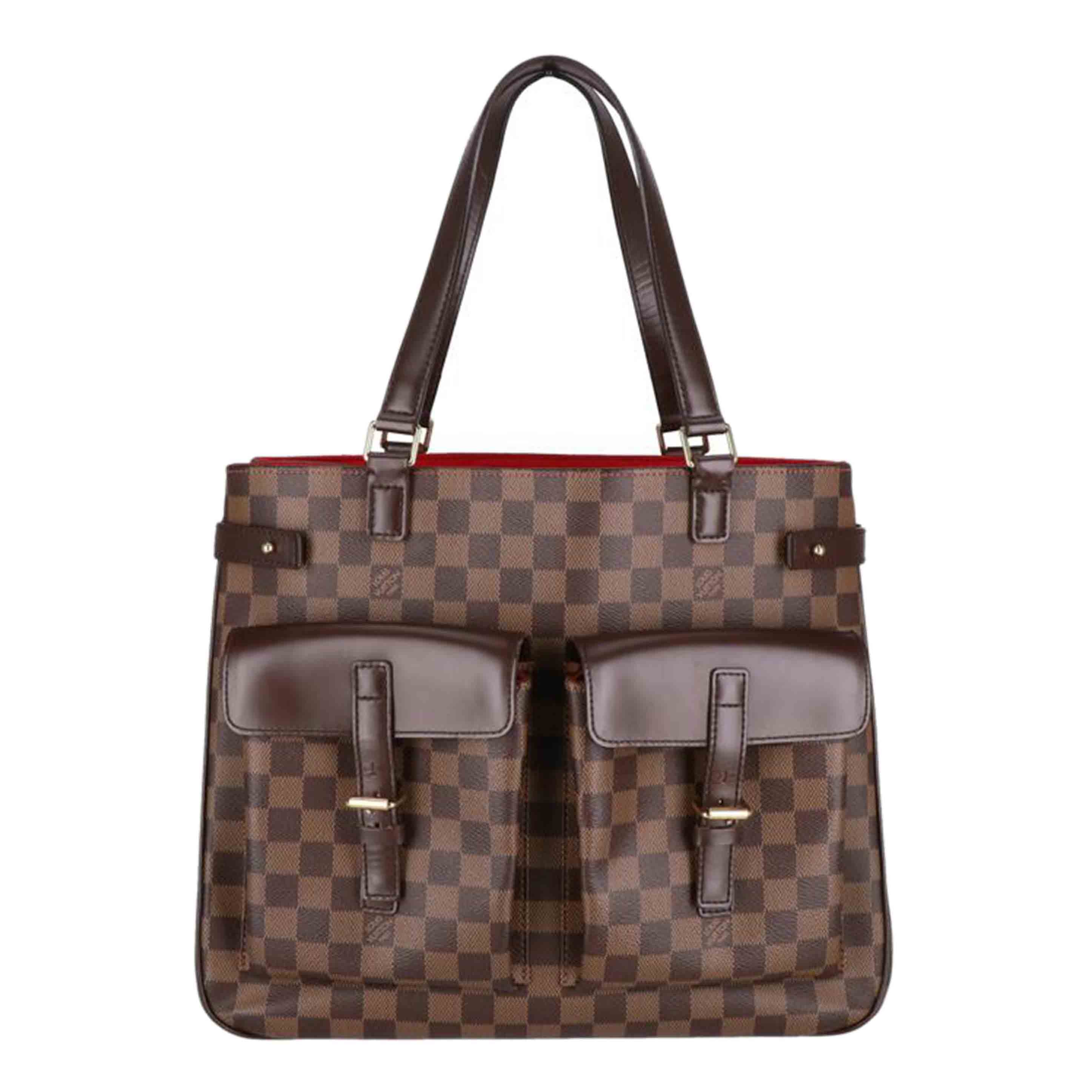 LV ルイヴィトン ルイ・ヴィトン ビトン ダミエ・エベヌ 市松模様 ブラウン 茶 ショルダーバッグ ハンドバッグ トートバッグ ブラウン メンズ レディース 定番 人気 ＬＶ 斜め掛け 肩がけ/ユゼス／ダミエ／エベヌ/N51128//MB0***/ABランク/38