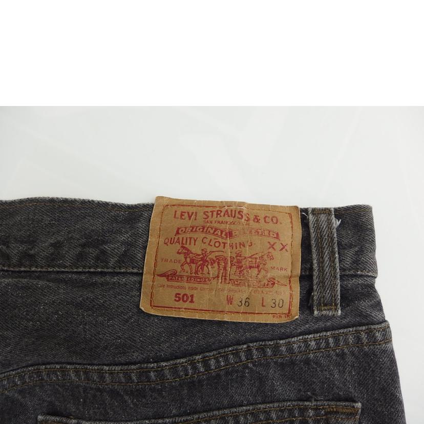 Levis/90s/Levis/501/ブラックデニム/501//ｻｲｽﾞW36L30/Bランク/82