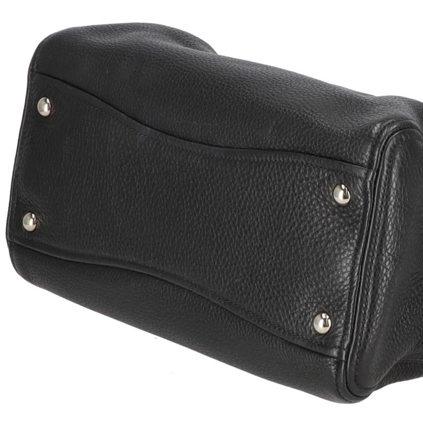 miu　miu ミュウミュウ/レザーハンドバッグ／ブラック//ABランク/18