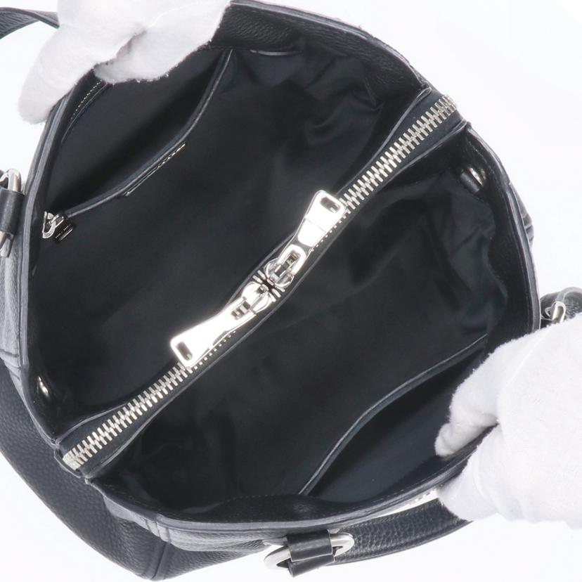 miu　miu ミュウミュウ/レザーハンドバッグ／ブラック//ABランク/18