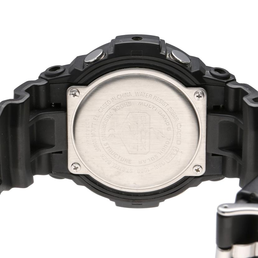 CASIO カシオ/G－SHOCK／デジアナウォッチ／電波ソーラー／ブラック/GAW-100B-1AJF//003*****/ABランク/18