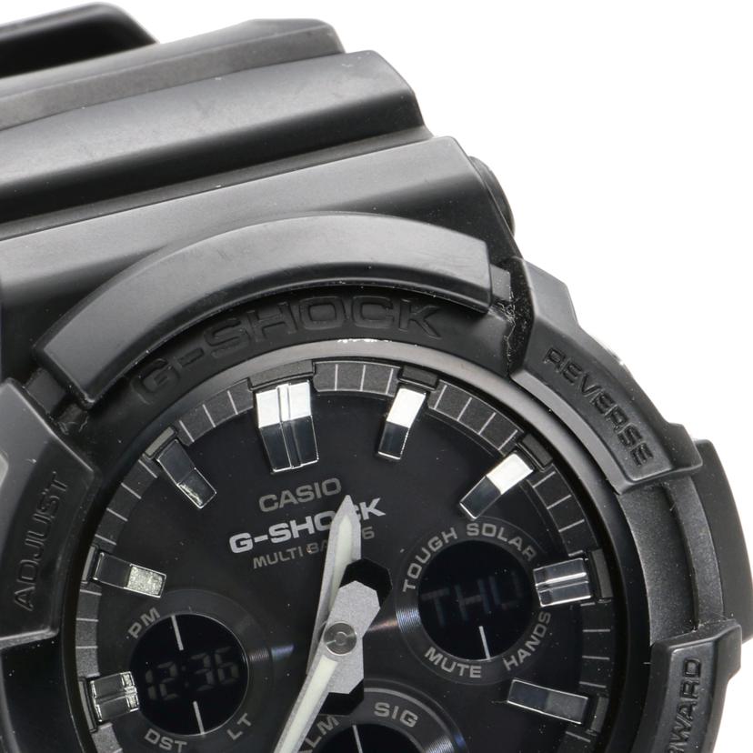 CASIO カシオ/G－SHOCK／デジアナウォッチ／電波ソーラー／ブラック/GAW-100B-1AJF//003*****/ABランク/18