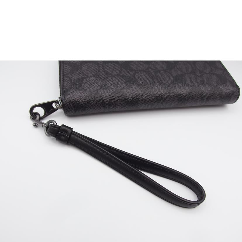 COACH コーチ/ロングジップアラウンドウォレット／シグネチャーキャンバス/CW778//D25**/Aランク/04