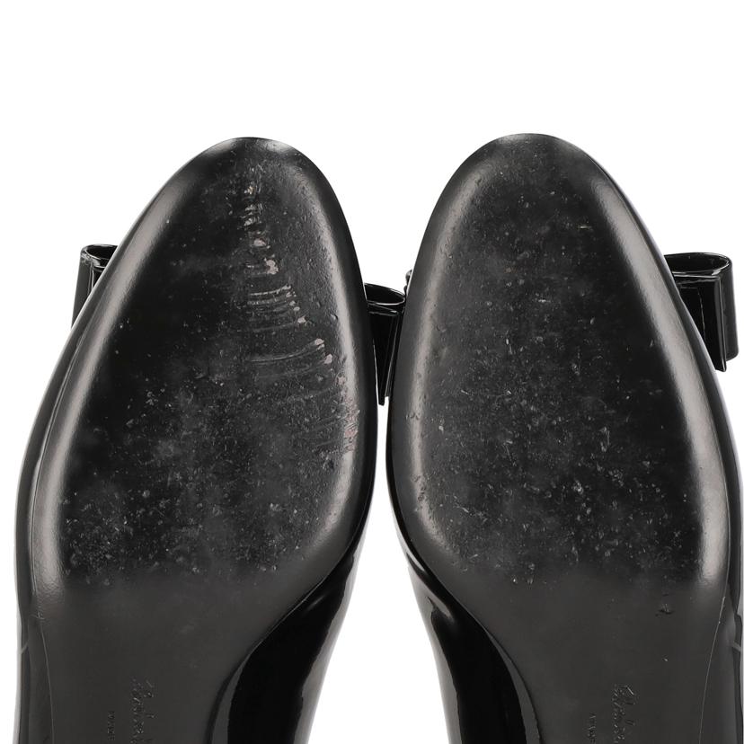Ferragamo/◇ヴァラ／パンプス／エナメル／サイズ4／約21．5cm//Aランク/06