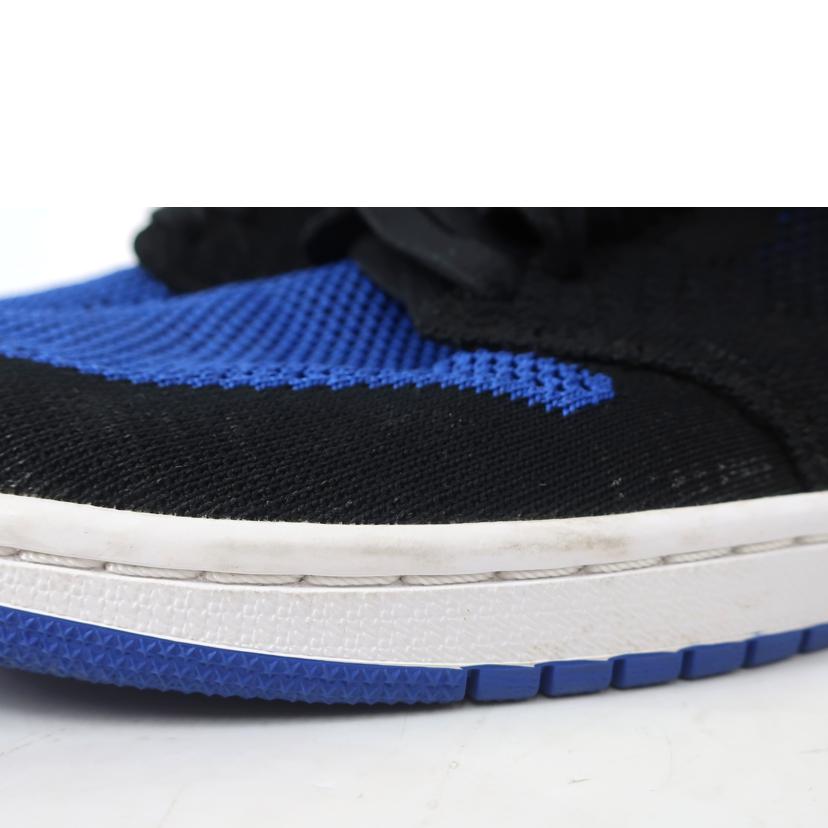 NIKE ナイキ/AIR　JORDAN　1RETRO　エアジョーダン1　レトロ　ハイ　フライニット　ロイヤル　28．0cm　ブラック×ブルー/919704-006//Bランク/65