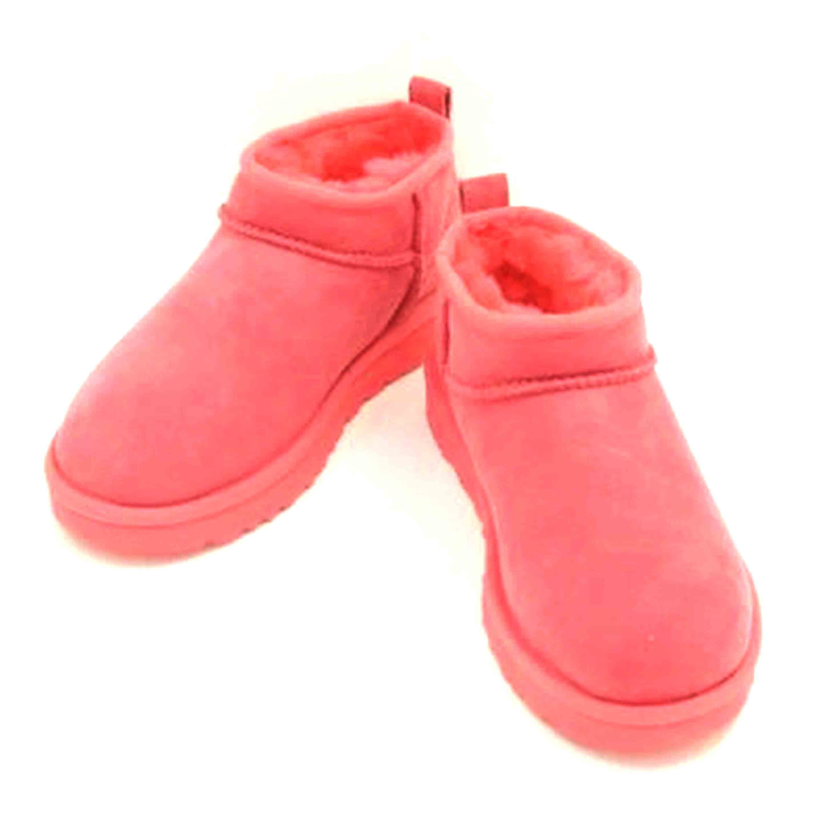 UGG アグ/クラシック　ウルトラ　ミニ　ムートンブーツ／22．0cm／ピンク/1116109//SAランク/01