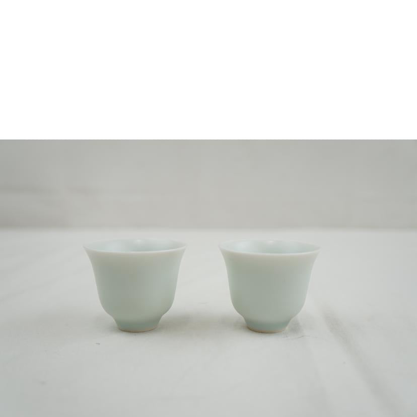 Hsiao Fang Poettery 暁芳窯/青磁茶器一式//ABランク/67