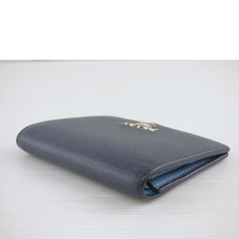 PRADA プラダ/サフィアーノ／2つ折りコンパクト財布//Bランク/64