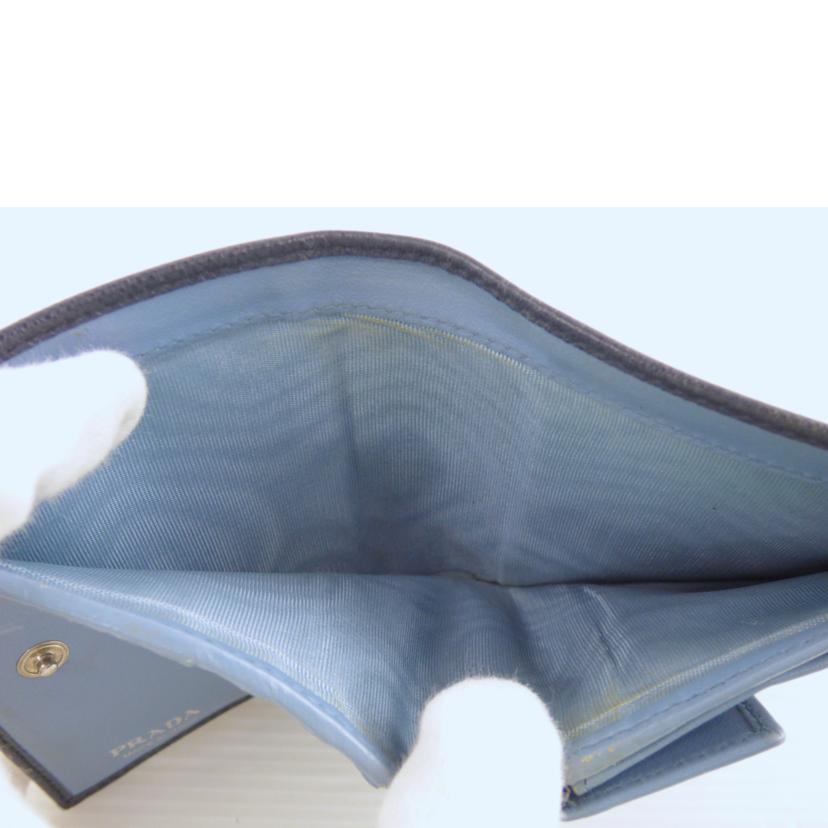 PRADA プラダ/サフィアーノ／2つ折りコンパクト財布//Bランク/64