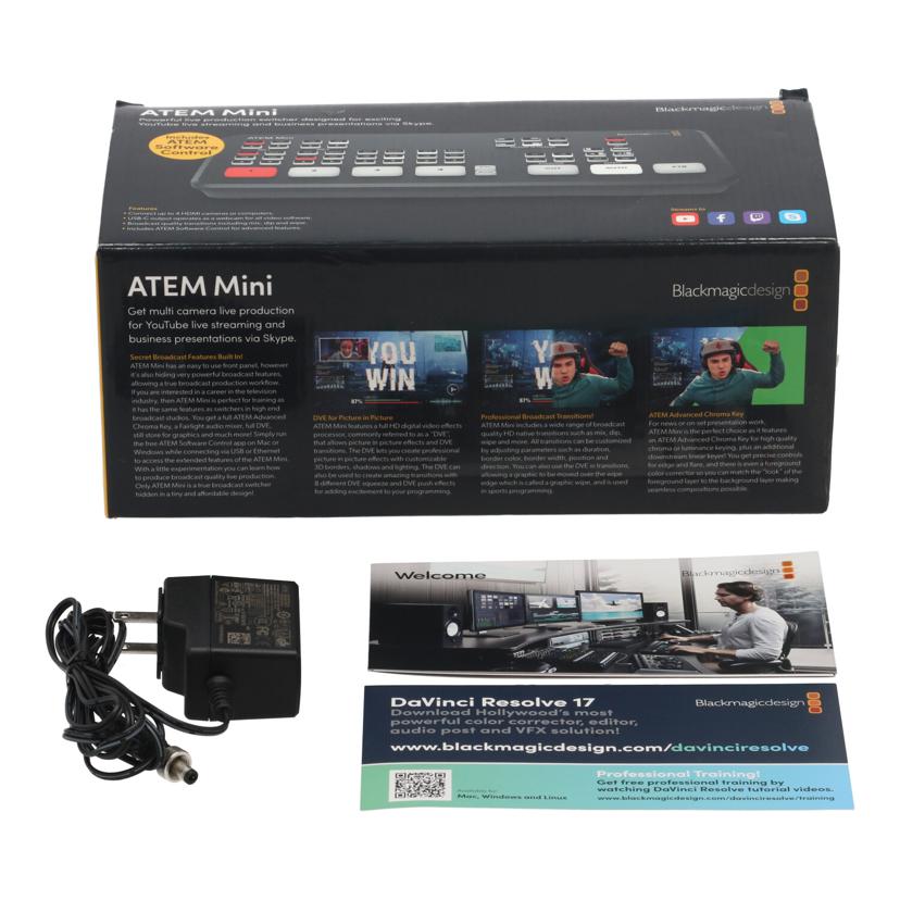 Blackmagic　Design ブラックマジックデザイン　/ライブプロダクションスイッチャー/ATEM mini//8682577/Bランク/67