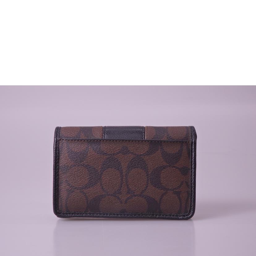 COACH コーチ/シグネチャー2つ折り財布/F52857//K14**/Aランク/76
