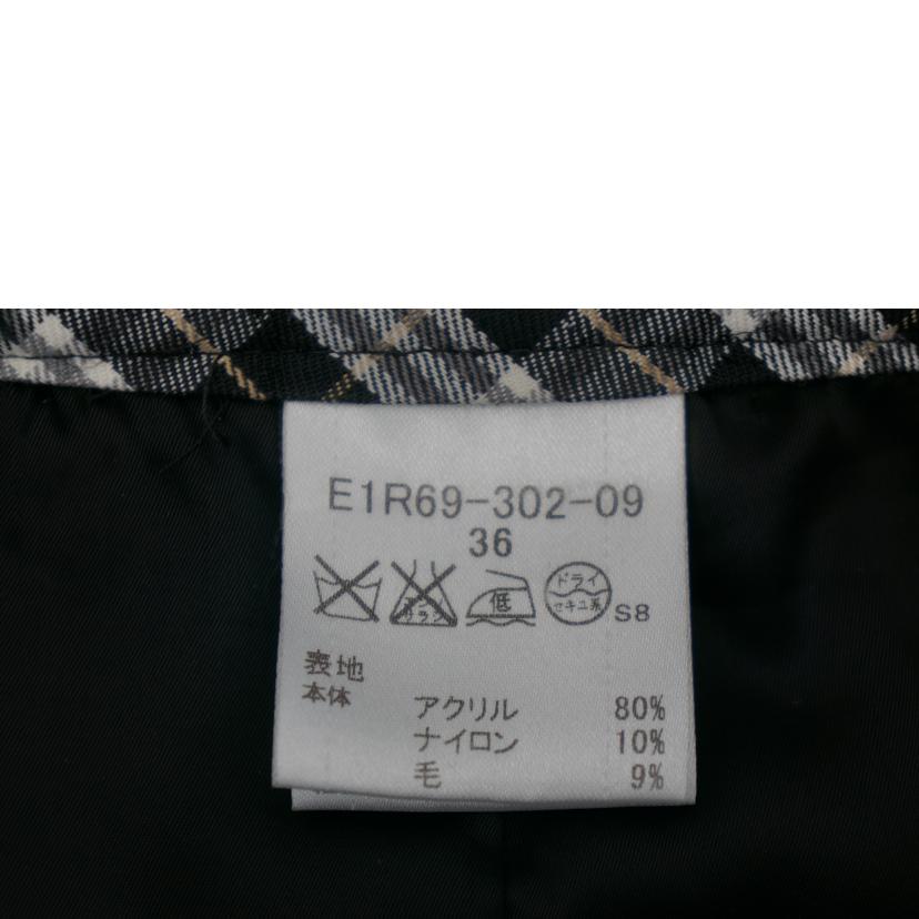 BURBERRY バーバリー/チェック×ブラック／スカート//Aランク/18