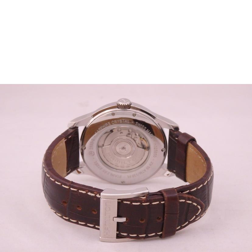 HAMILTON ハミルトン/ジャズマスタートラベラーGMT／レザー／自動巻き/H325850//Bランク/76
