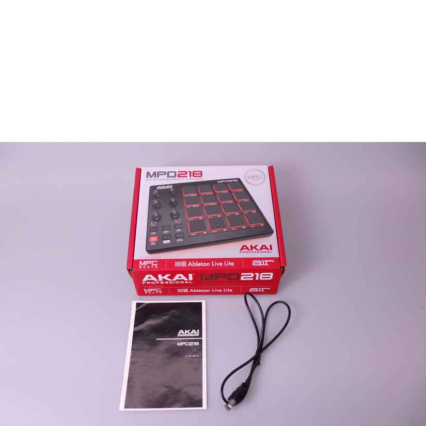 AKAI アカイ/MIDIパッドコントローラー/MPD218//E82307169323500/Bランク/76