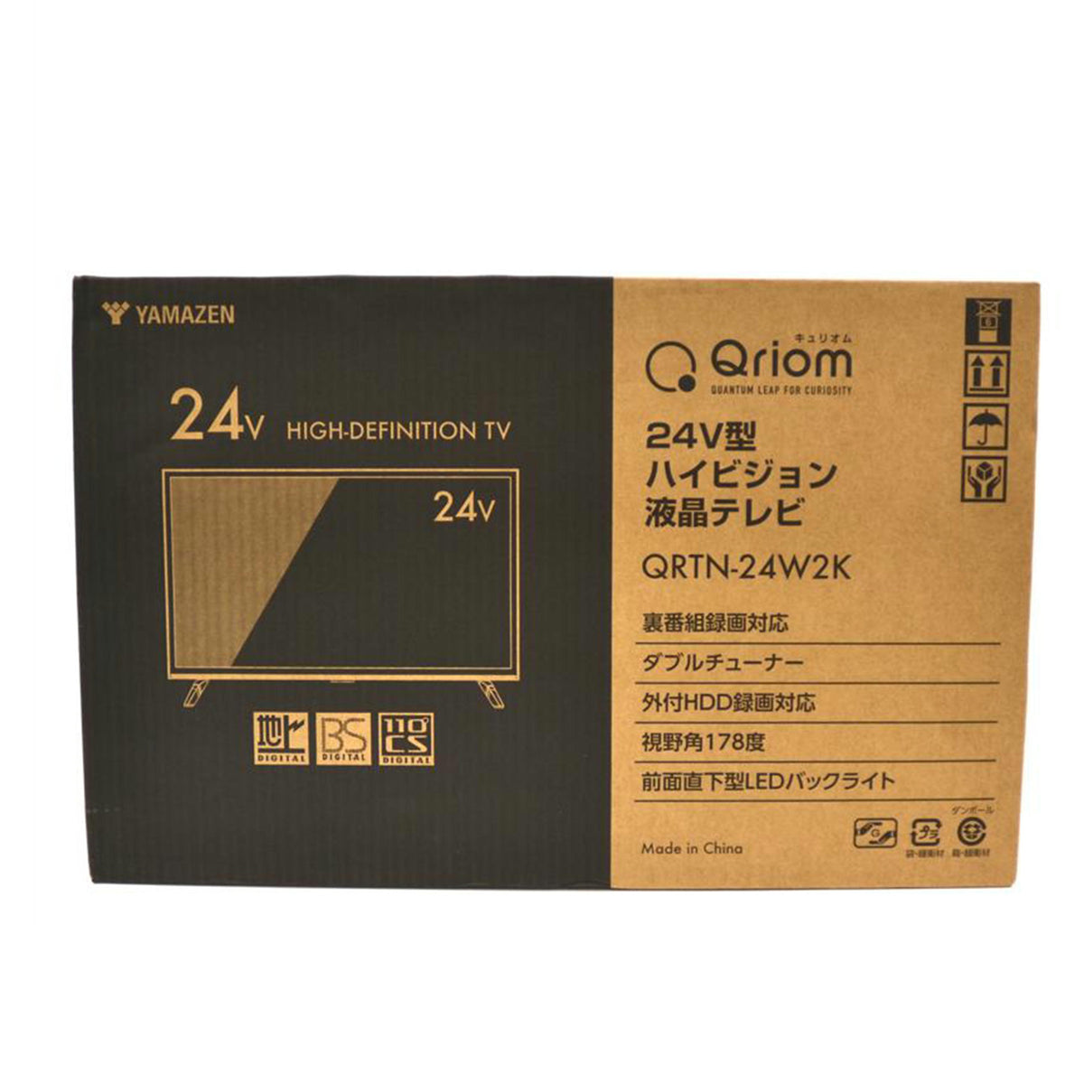 キュリオム 山善/液晶テレビ/QRTN-24W2K//Sランク/75