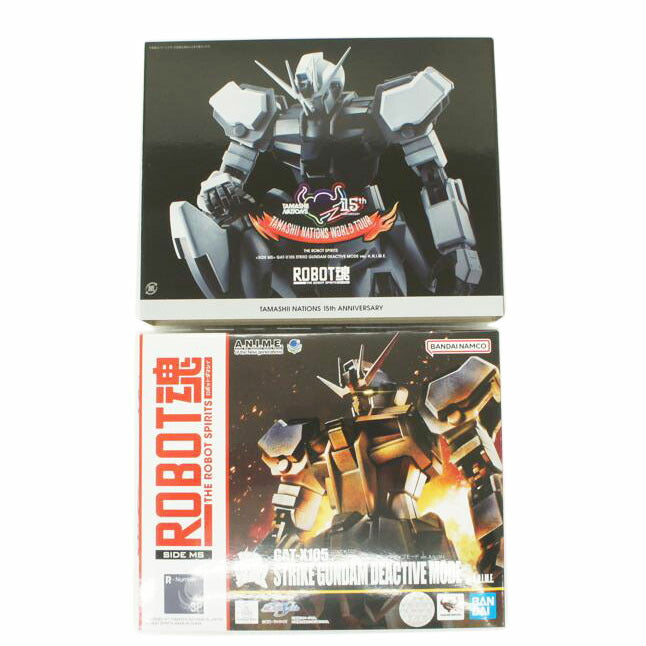 BANDAI バンダイ/ROBOT魂　＜SIDE　MS＞　GAT－X105　ストライクガンダム　ディアクティブモード　ver．　A．N．I．M．E．　「機動戦士ガンダムSEED」//Aランク/01