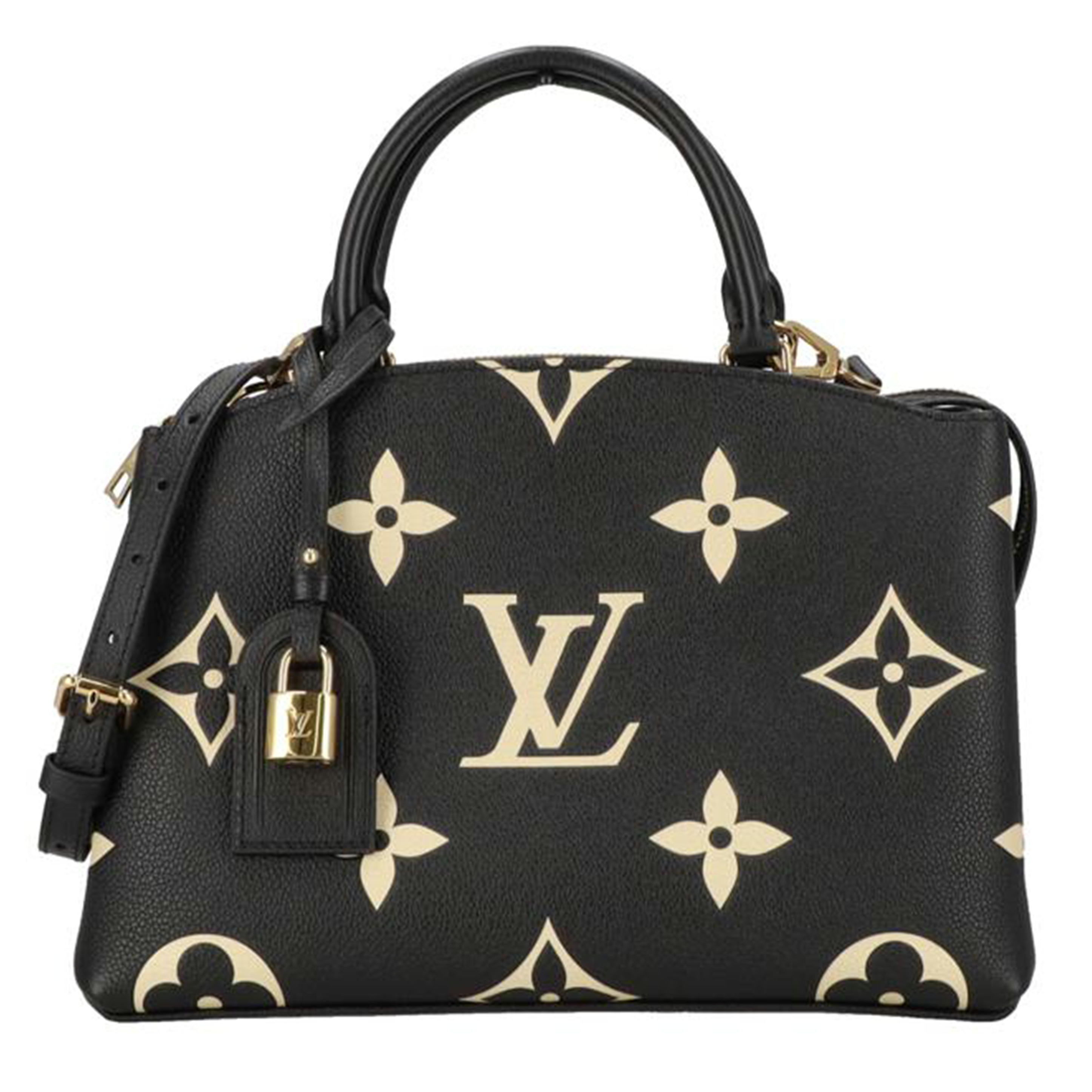 LOUIS　VUITTON ルイヴィトン/プティ・パレ　PM　ブラック　ベージュ／　モノグラム・アンプラント/M58913//RFI****/SAランク/93