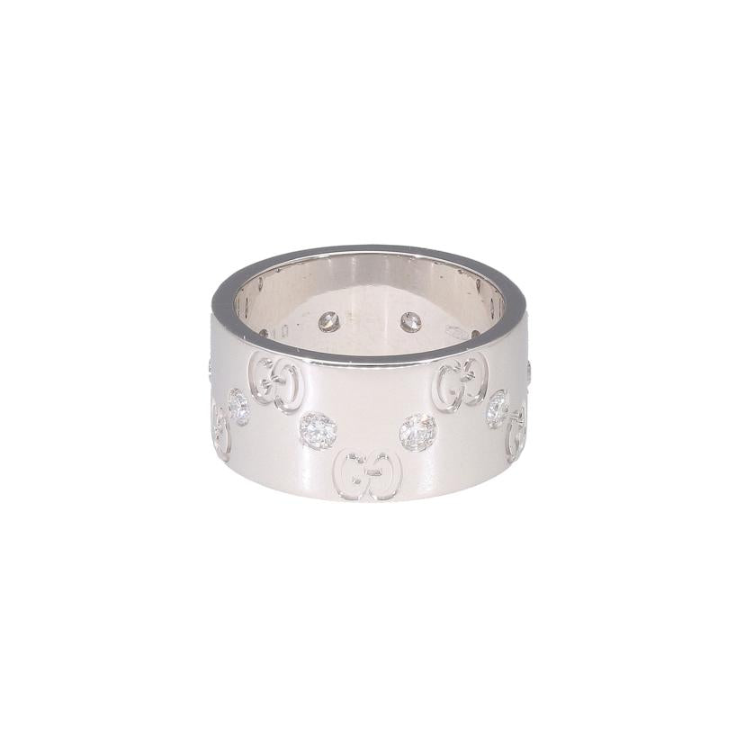 GUCCI グッチ/750WG／GGアイコンダイヤリング/ｻｲｽﾞ:10//2337AL/Aランク/91