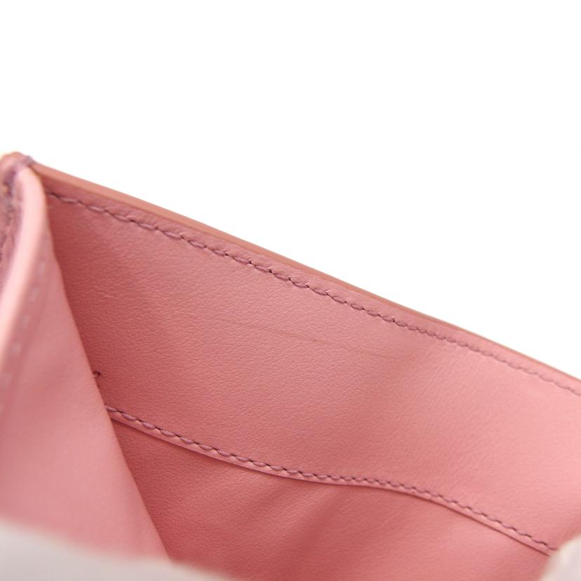 TOD＇S トッズ/ミニ三つ折り財布／レザーメタルバー／ピンク//ABランク/04