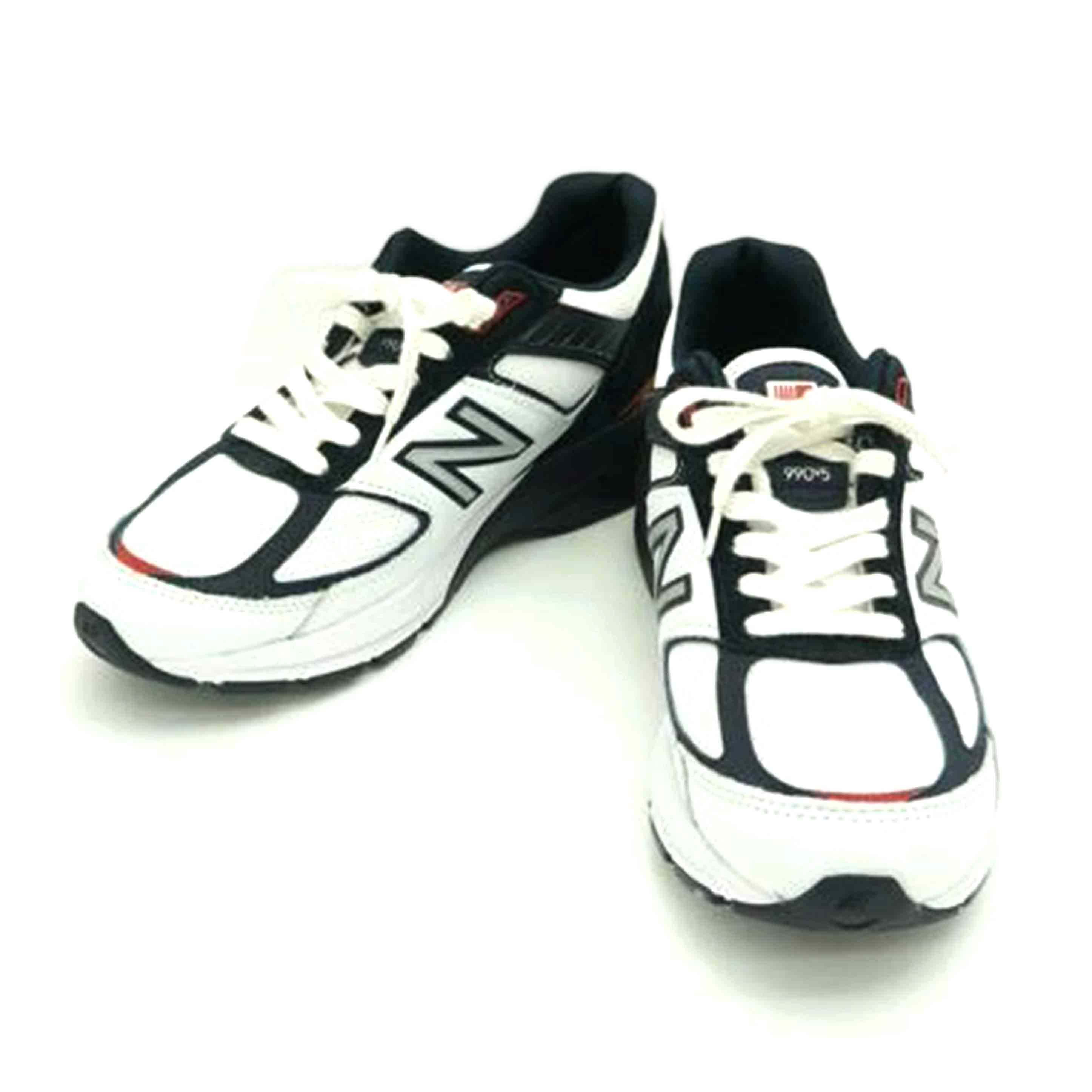 new　balance ニューバランス/990V5／ホワイト／ネイビー／レッド/M990NL5//SAランク/75